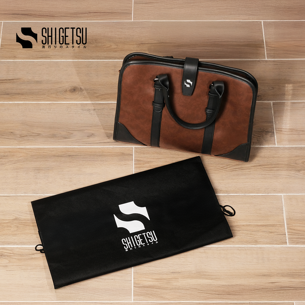 Shigetsu KOSHIGAYA Leather Shoulder Bag For Men