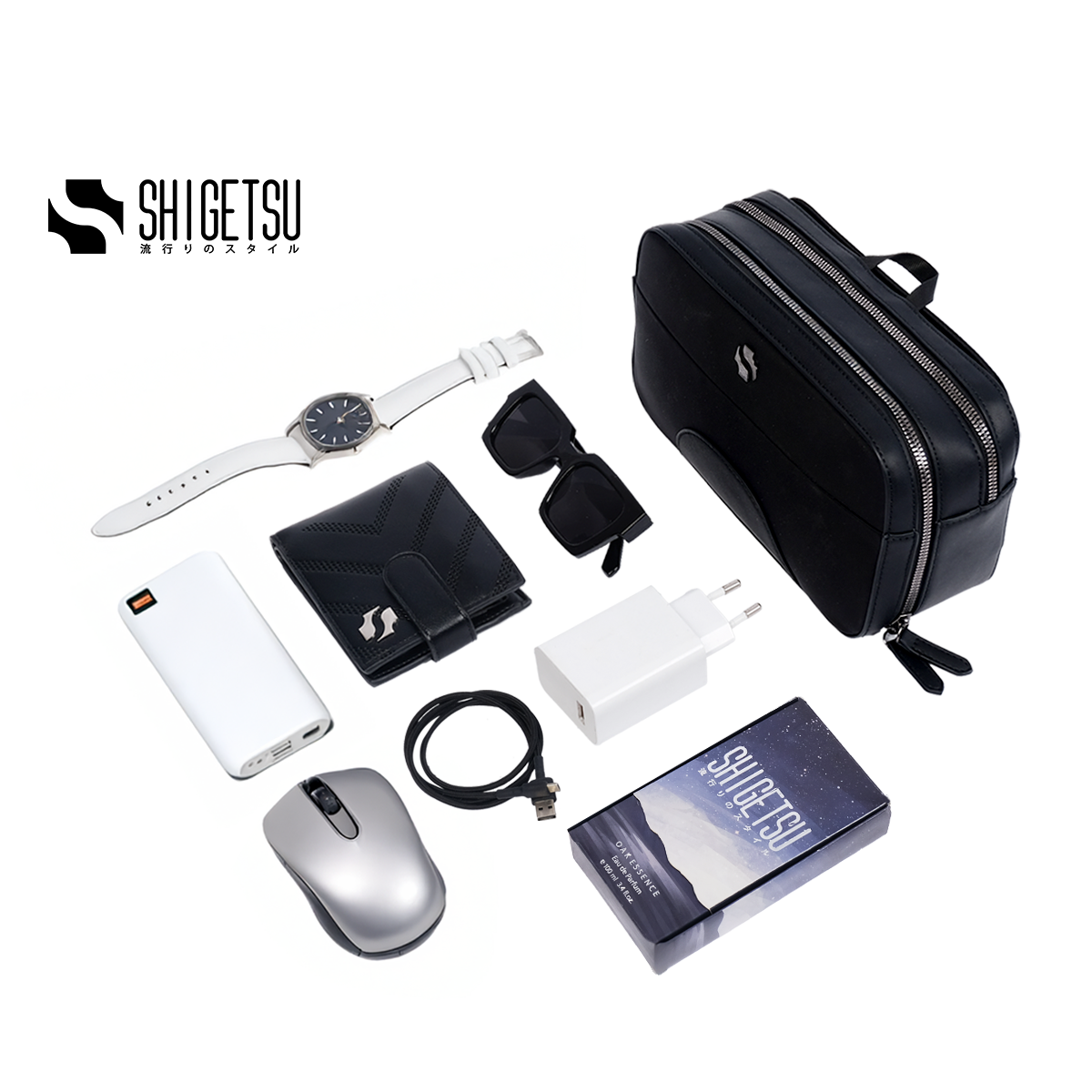 Shigetsu HIRAKATA Organizer Travel For men