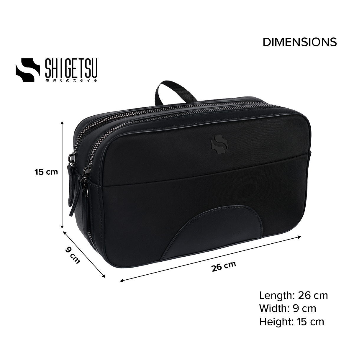 Shigetsu HIRAKATA Organizer Travel For men