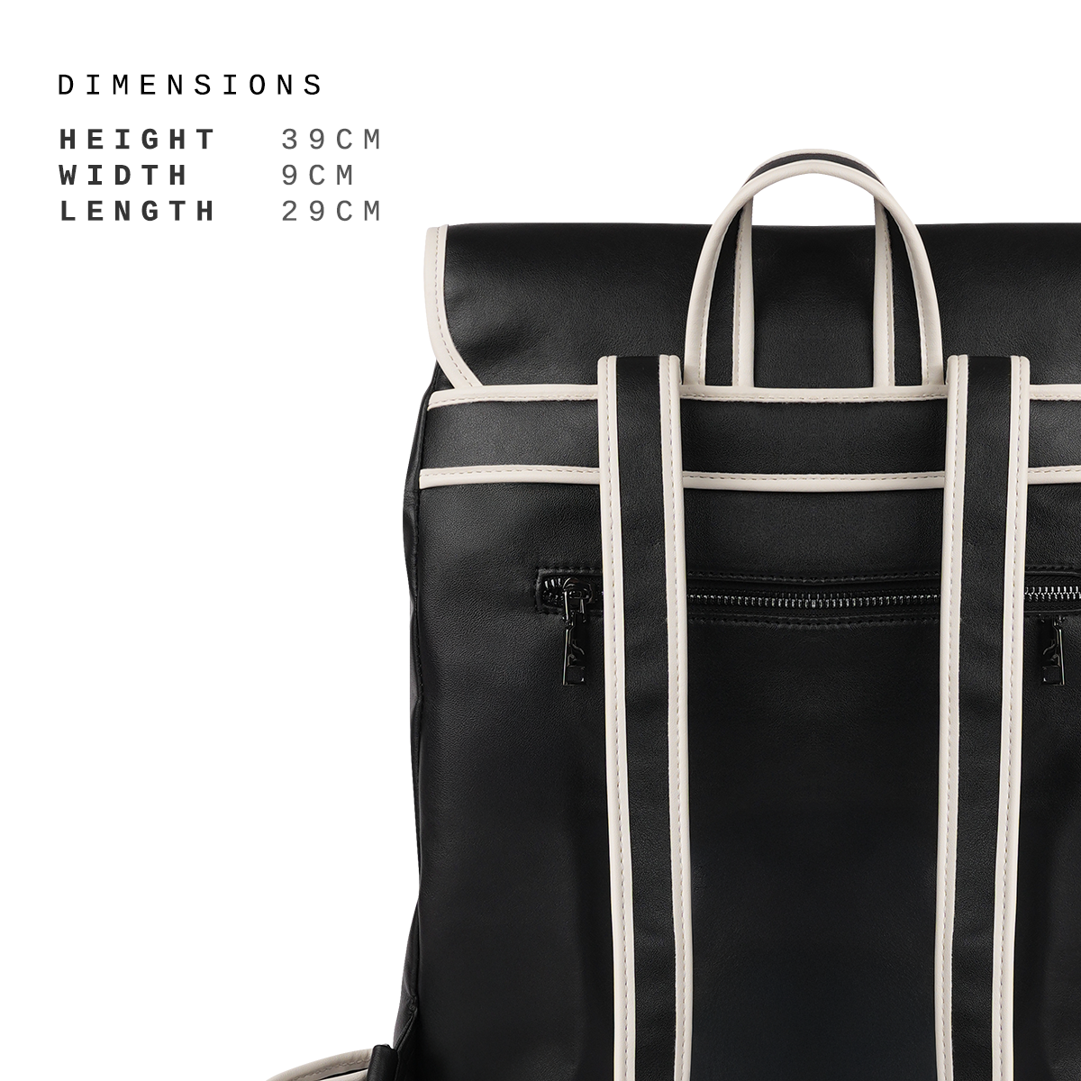 Shigetsu HOKKAIDO Block white Backpack for Men