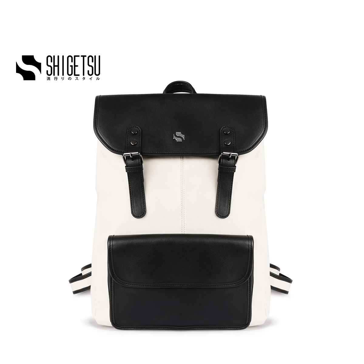 Shigetsu HOKKAIDO Block white Backpack for Men