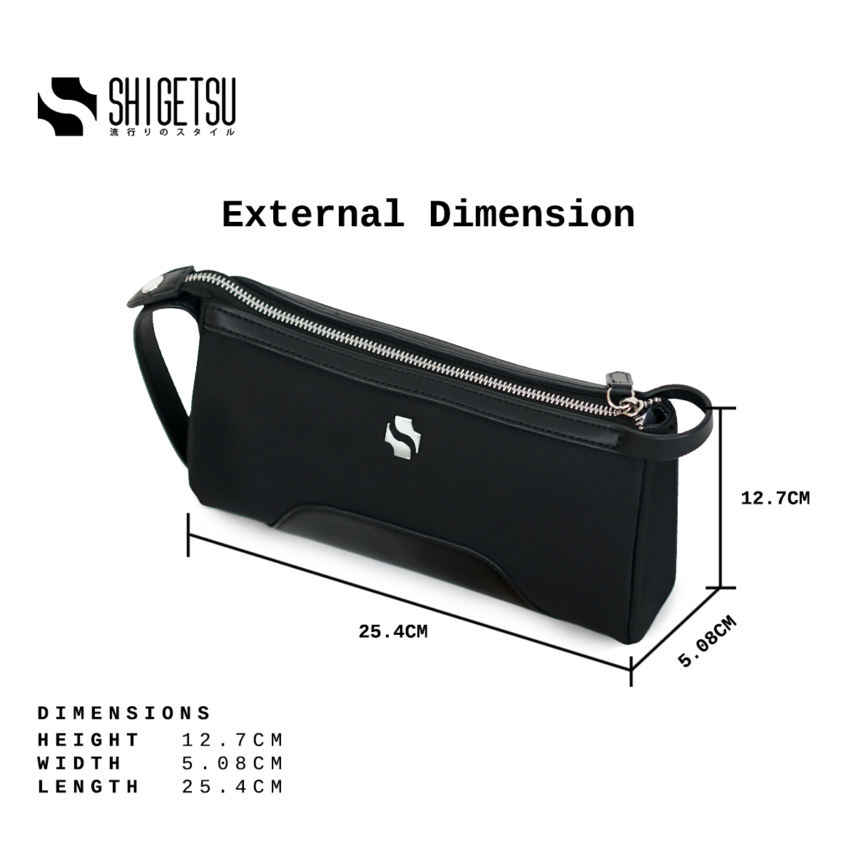 Shigetsu SABAE Nyluxe Organizer Travel Pouch Bag