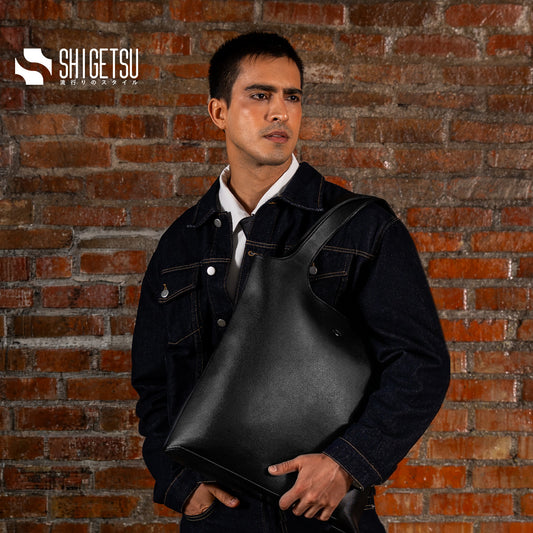 Shigetsu NISHIO Leather Totebag for Men