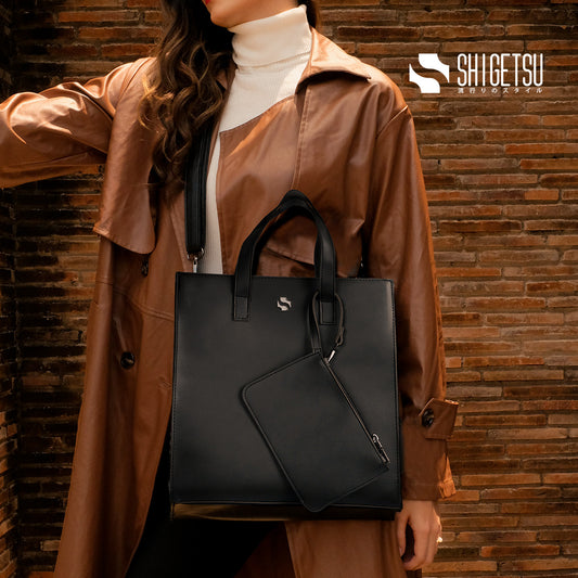 MITO Leather Tote Bag for School Men