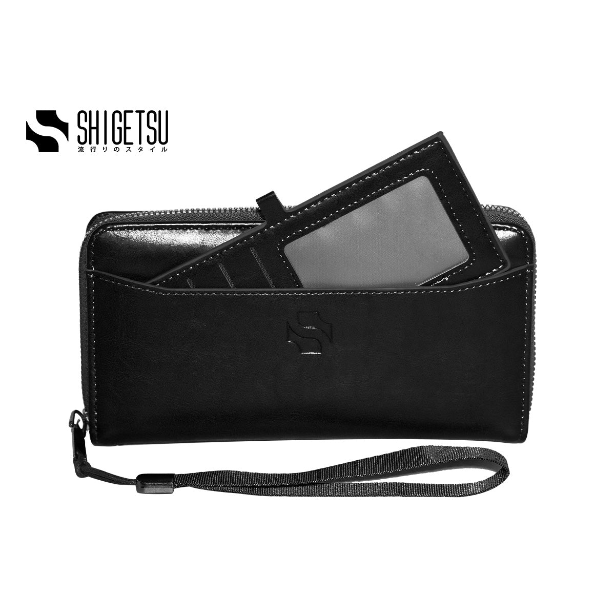Shigetsu Ome Leather Wallet For Men Long Wallet