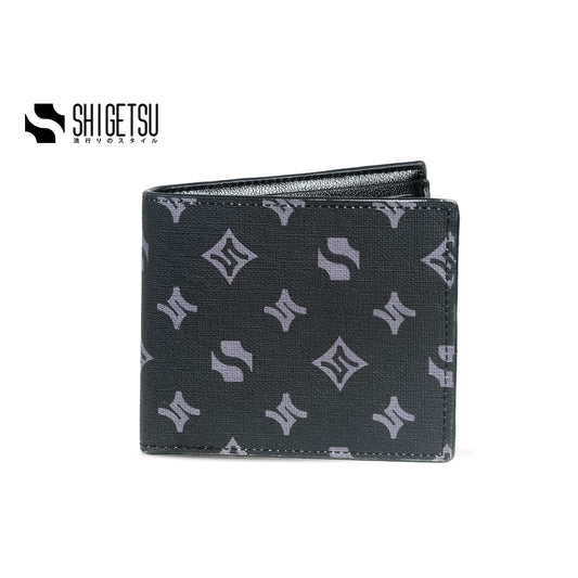 Shigetsu Signature SENNAN Monogram Leather Wallet  for men
