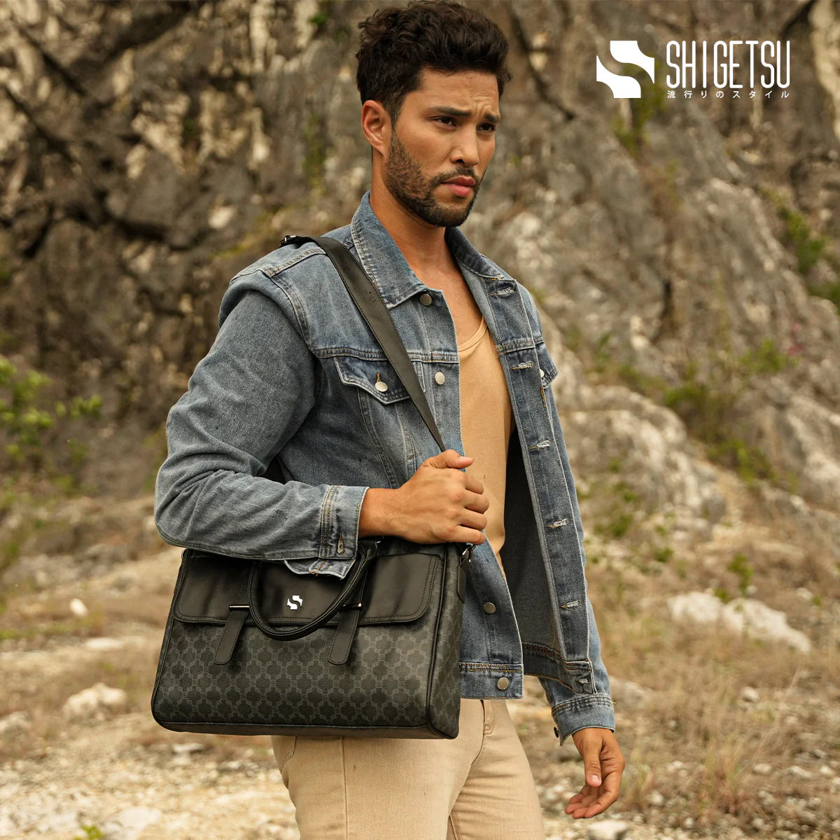 Signature FUJISAWA Monogram Bag for School Men