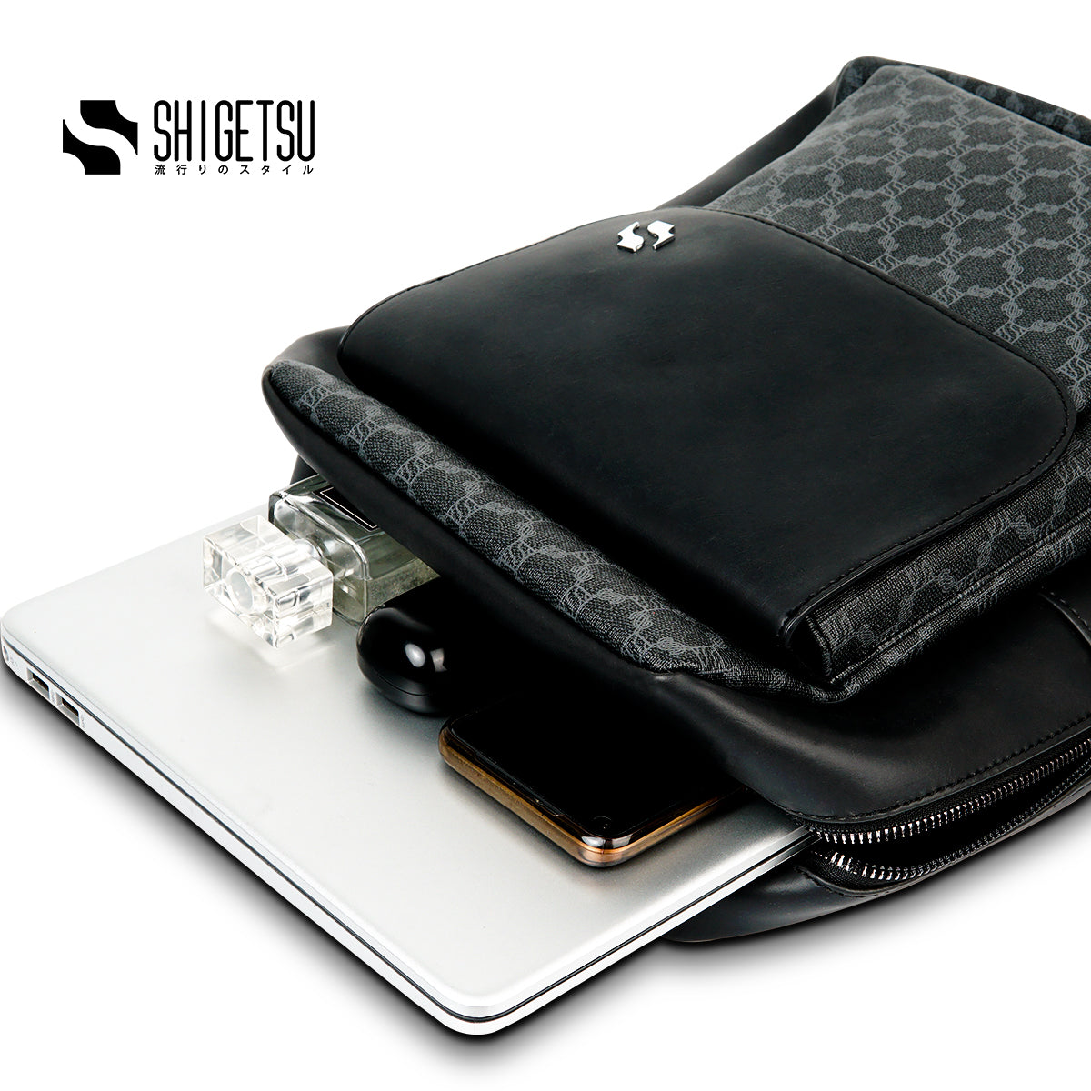 Signature KOKUBU Monogram Backpack for School Men