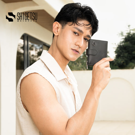 Shigetsu SUMI Leather Wallet for Men