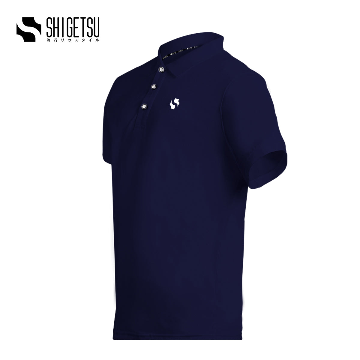 Shigetsu YAMATO plain polo shirt for man