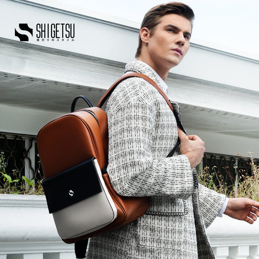 Shigetsu YATIE Leather Backpack for Men