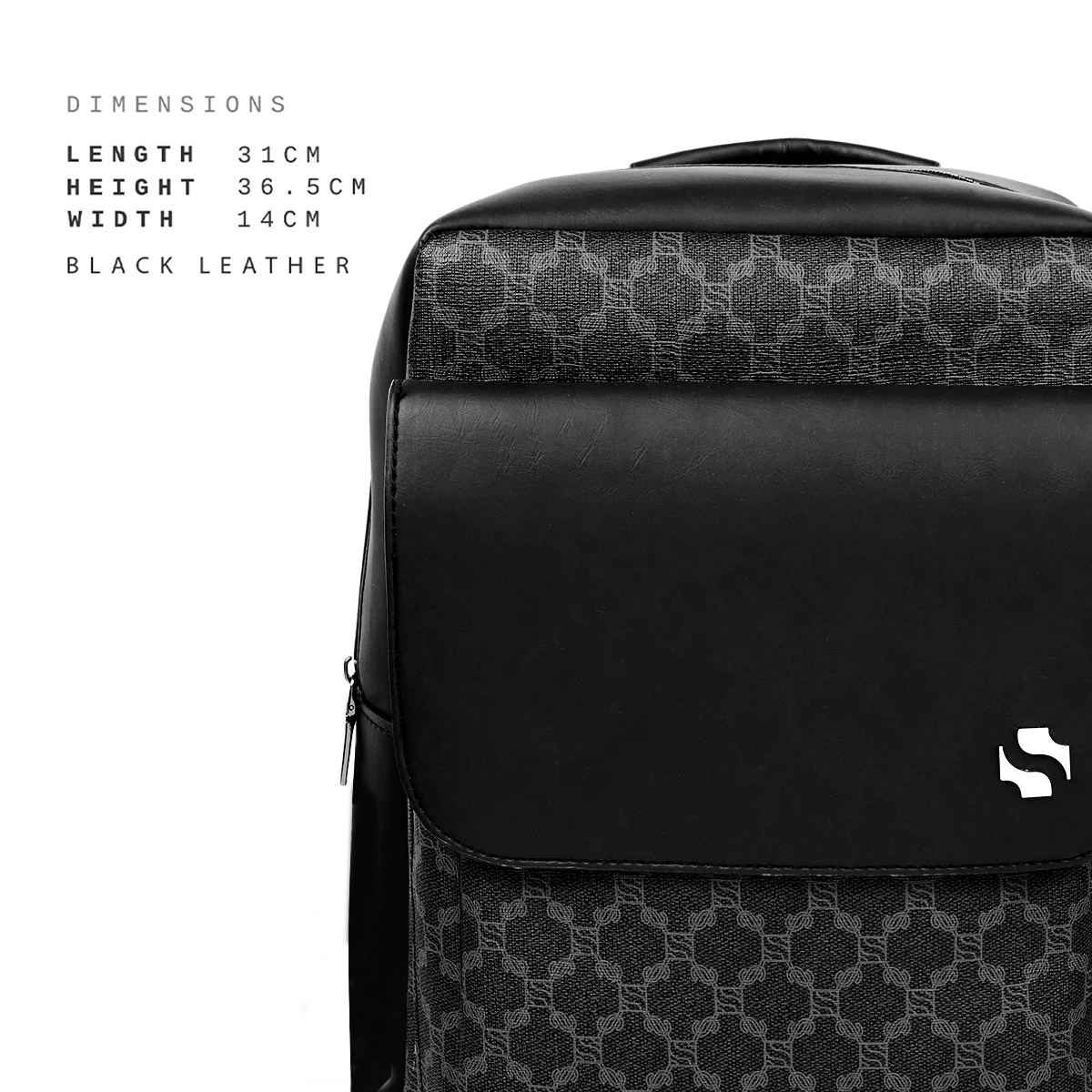 Signature KOKUBU Monogram Backpack for School Men