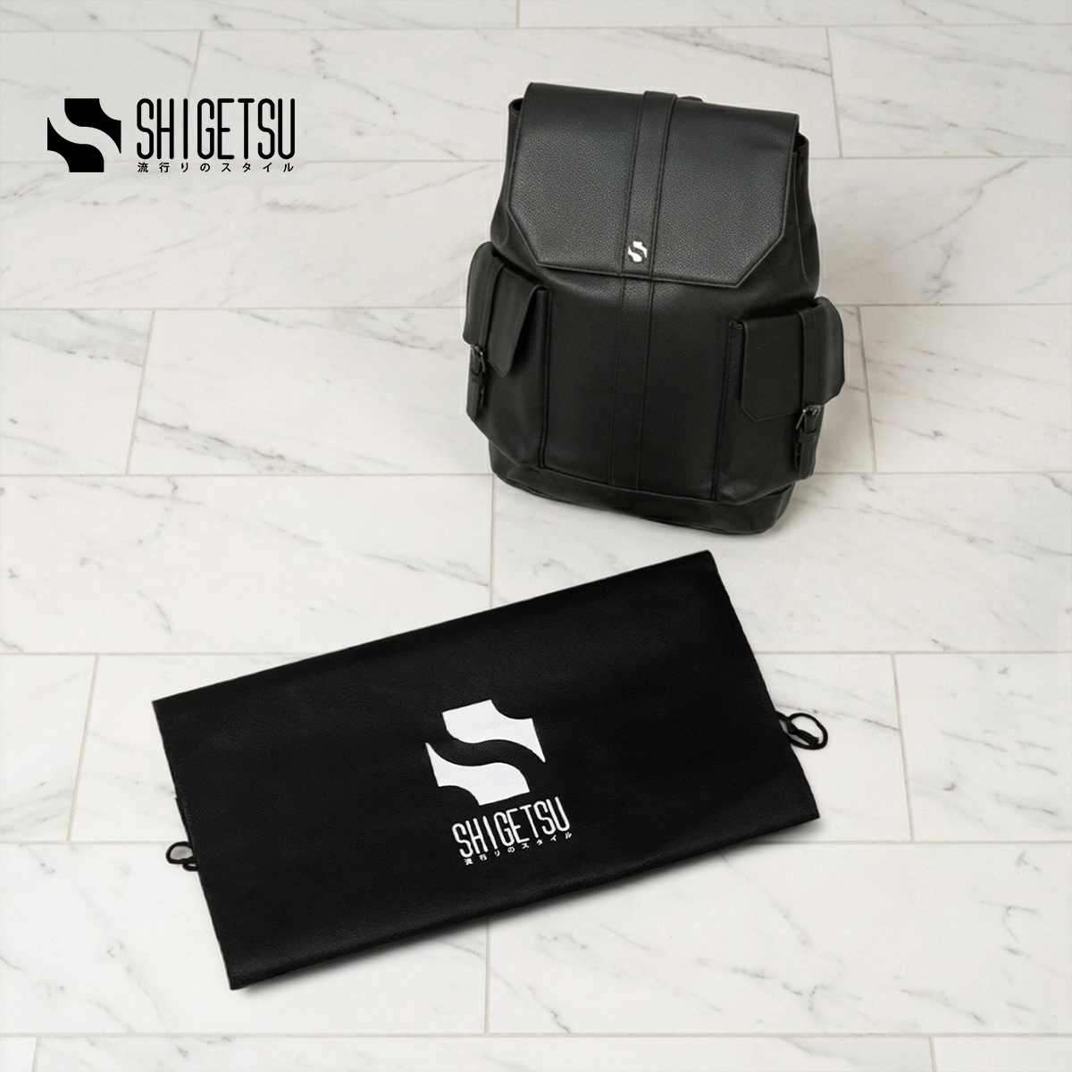 Shigetsu TOKA Leather Backpack Leather Backpack for School Bag Office Bag Casual Mens Bagpack