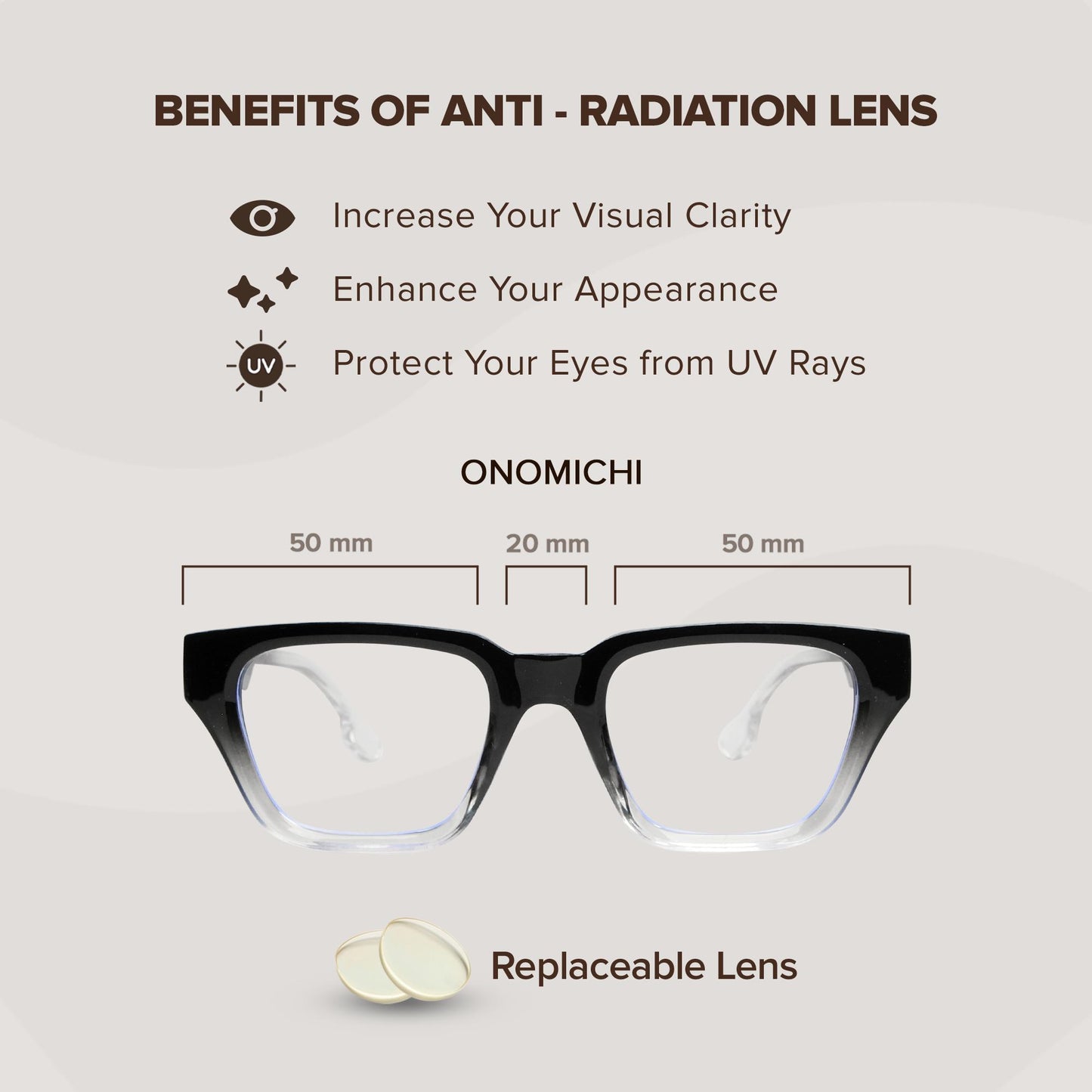 ONOMICHI Radpro Eyeglasses
