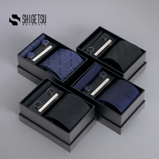 Shigetsu Necktie Collection Premium Silk Polyester For Men