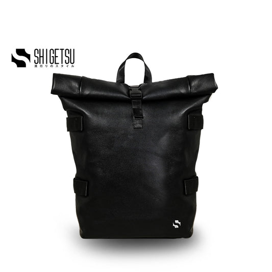 Shigetsu ASAKA Leather Backpack  for School Men