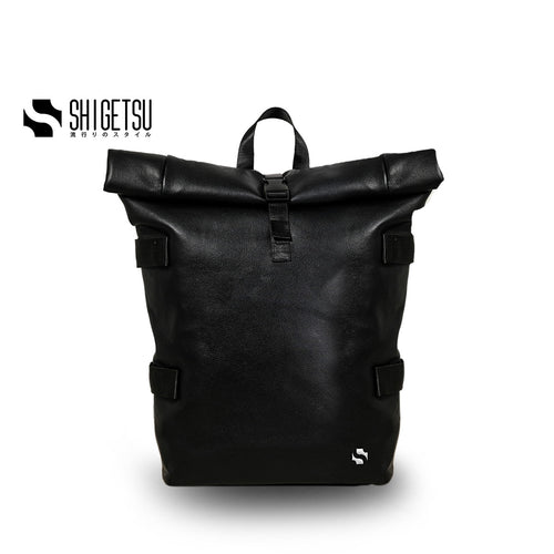 Shigetsu ASAKA Leather Backpack  for School Men