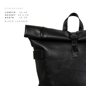 Shigetsu ASAKA Leather Backpack  for School Men