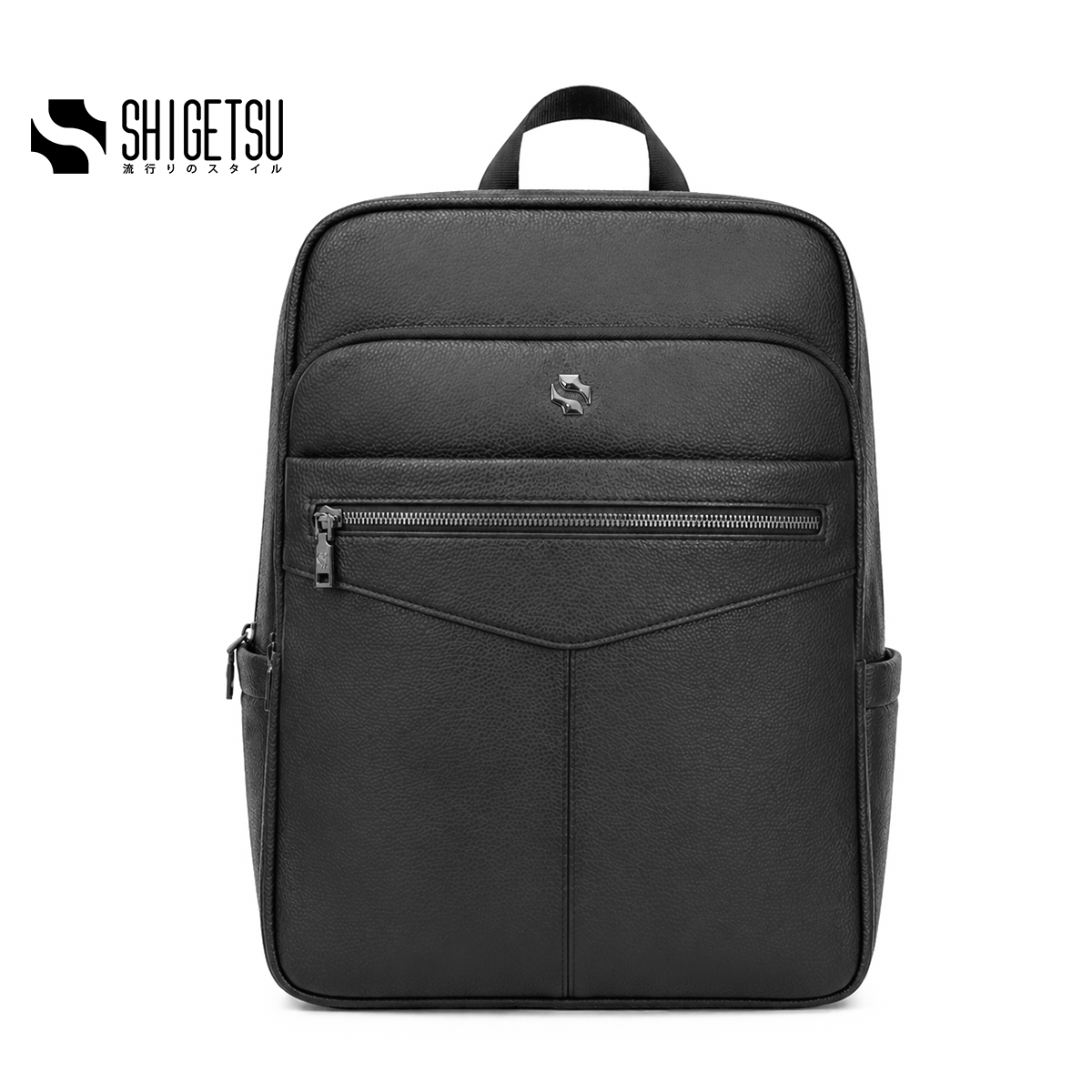 Shigetsu AOYAMA Leather Backpack Leather Backpack for School Bag Office Bag Casual  Mens Bagpack