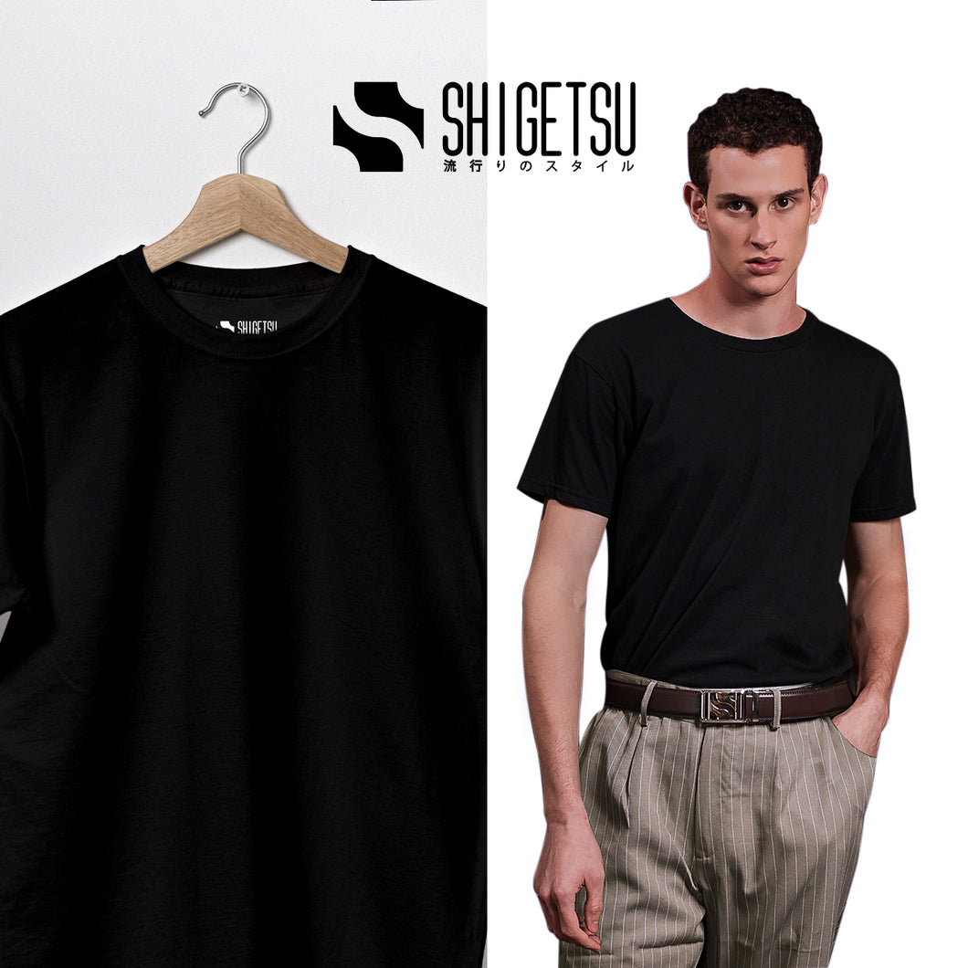 Shigetsu NUMAZU ComFit Plain Round Neck T-Shirt for Men