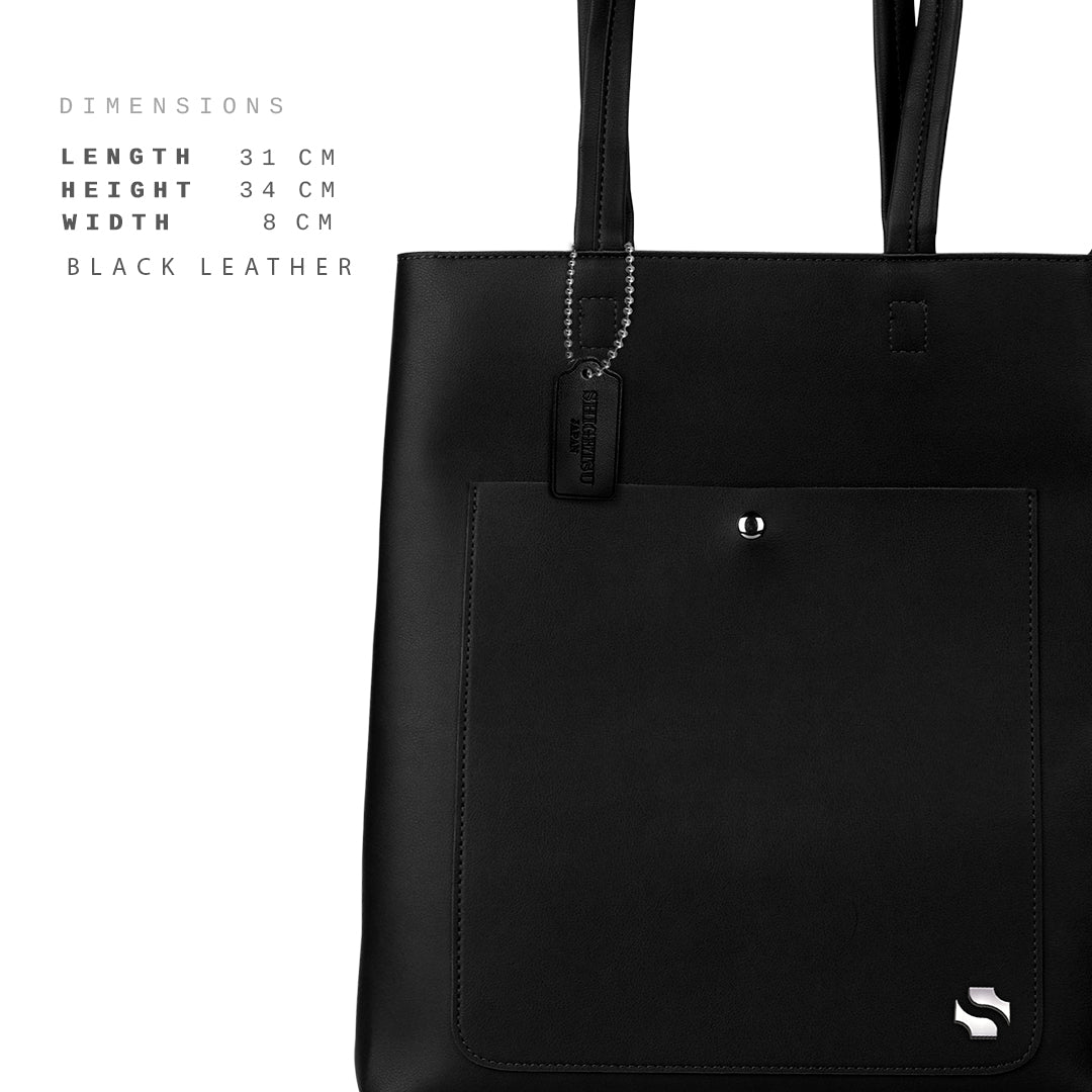 EBETSU Leather Tote Bag for Men