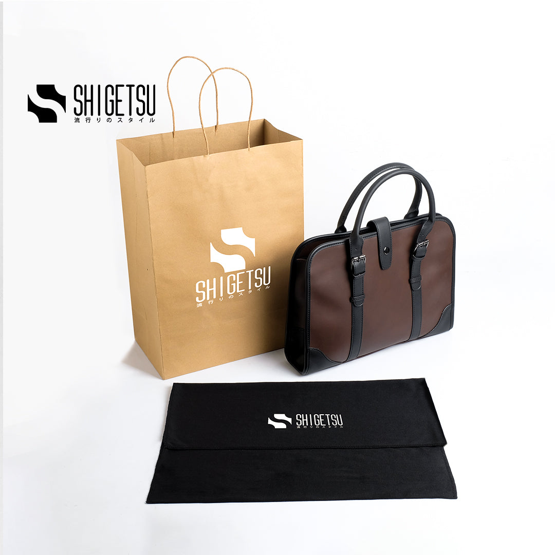 Shigetsu TAKARAZUKA Bag Leather Sling Bag For Men
