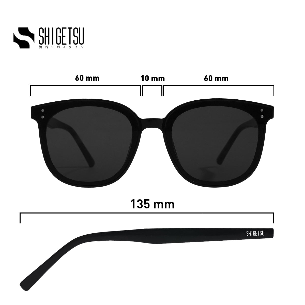 HAKODATE Sun Shield Glasses