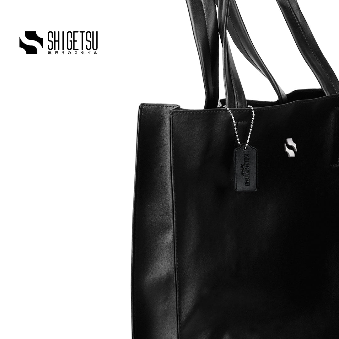KITAIBARAKI Leather Tote Bag for School Men