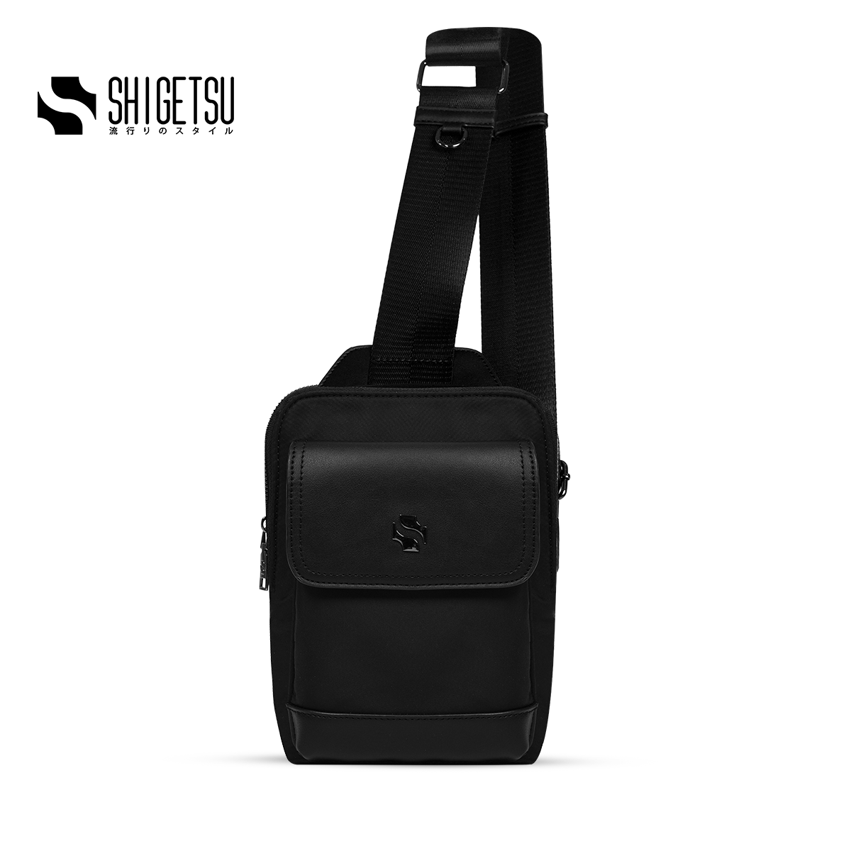 Shigetsu KOSHIGAYA Leather Shoulder Bag  For Men