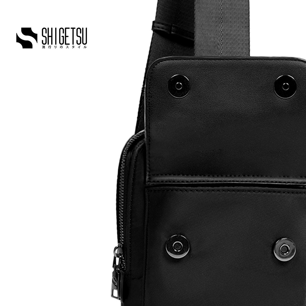 Shigetsu KOSHIGAYA Leather Shoulder Bag  For Men