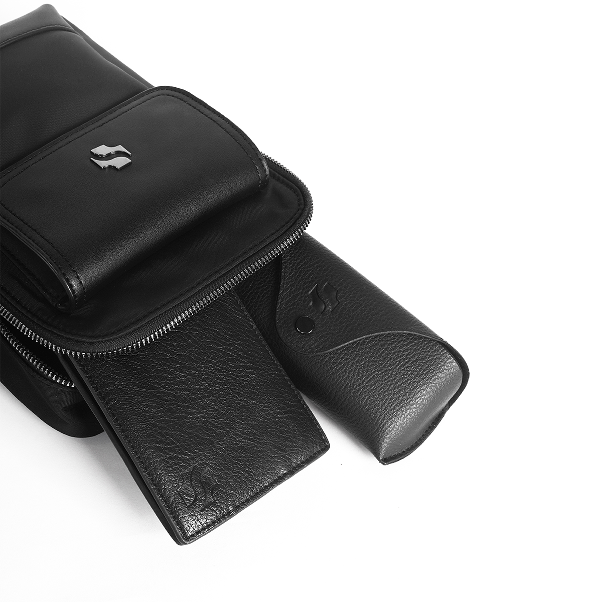 Shigetsu KOSHIGAYA Leather Shoulder Bag  For Men