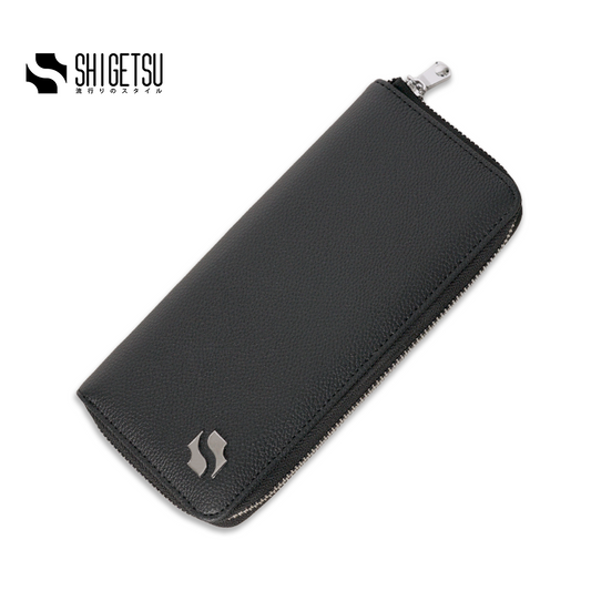 Shigetsu KUROBE Leather Wallet for Men Long Wallet
