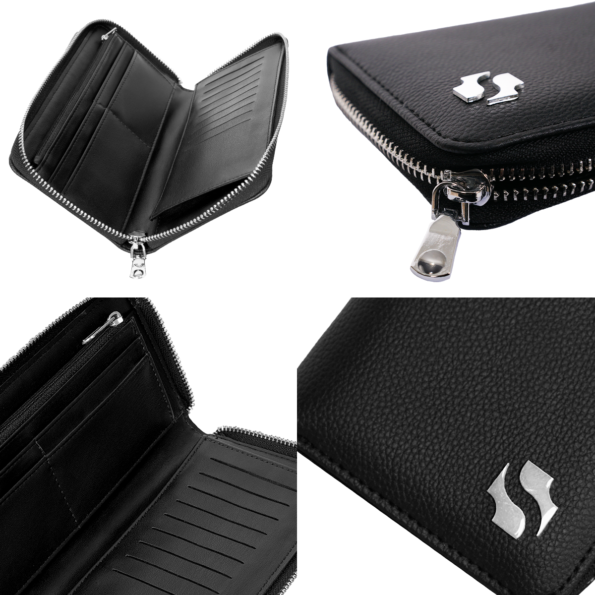 Shigetsu KUROBE Leather Wallet for Men Long Wallet