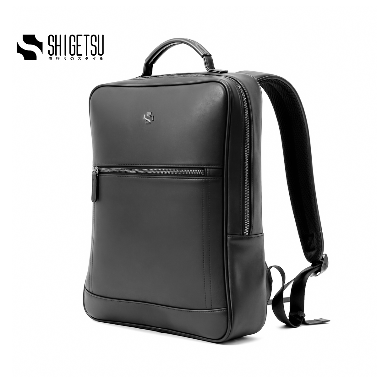 Shigestu MEGURO Leather Backpack for Men