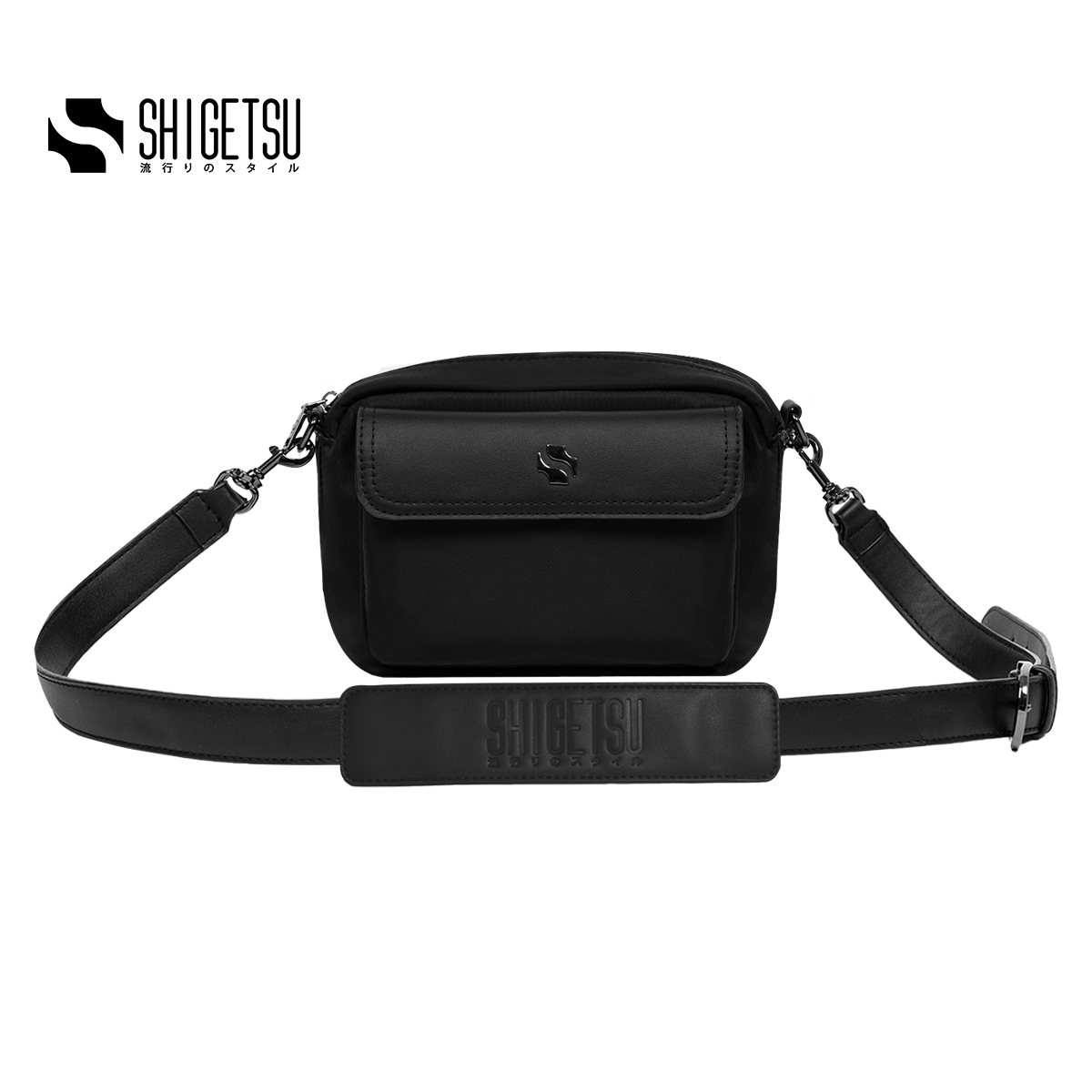 Shigetsu NICHINAN Leather Sling Bag for men