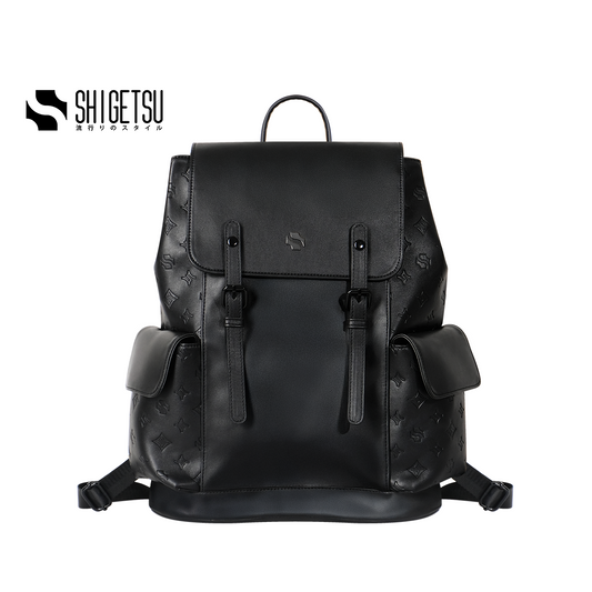 Shigetsu HIMEJI Debossed Backpack for Men