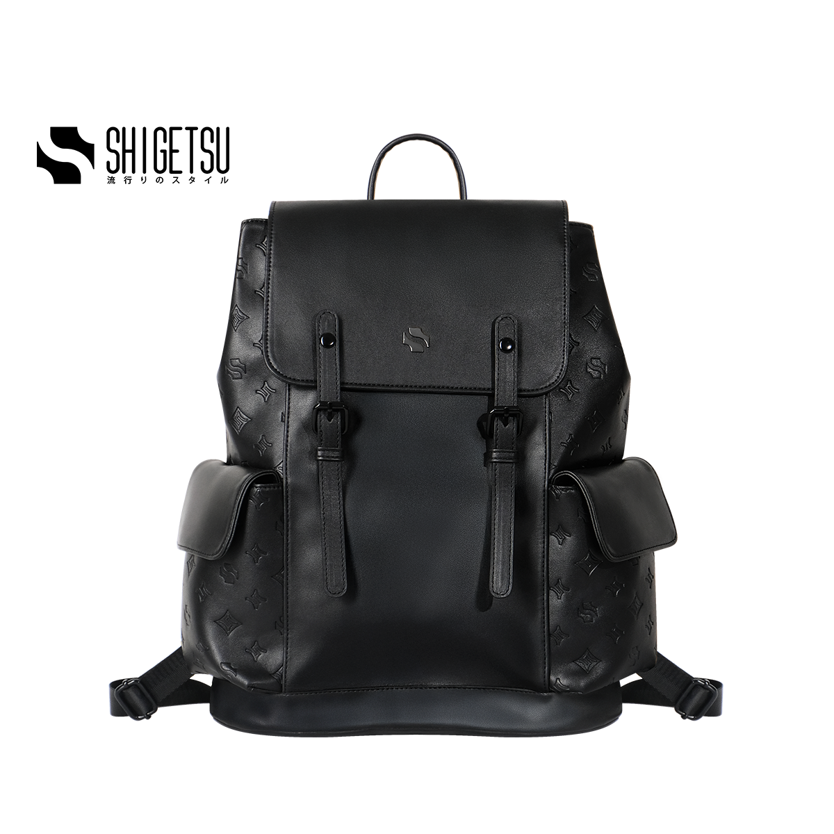 Shigetsu HIMEJI Debossed Backpack for Men