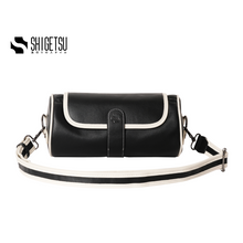 Load image into Gallery viewer, Shigetsu ESASHI Block Bag Leather barrel Sling bag for Men