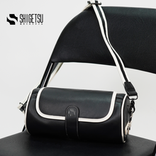 Load image into Gallery viewer, Shigetsu ESASHI Block Bag Leather barrel Sling bag for Men