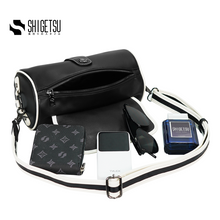 Load image into Gallery viewer, Shigetsu ESASHI Block Bag Leather barrel Sling bag for Men