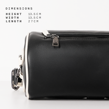 Load image into Gallery viewer, Shigetsu ESASHI Block Bag Leather barrel Sling bag for Men