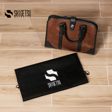 Load image into Gallery viewer, Shigetsu ESASHI Block Bag Leather barrel Sling bag for Men