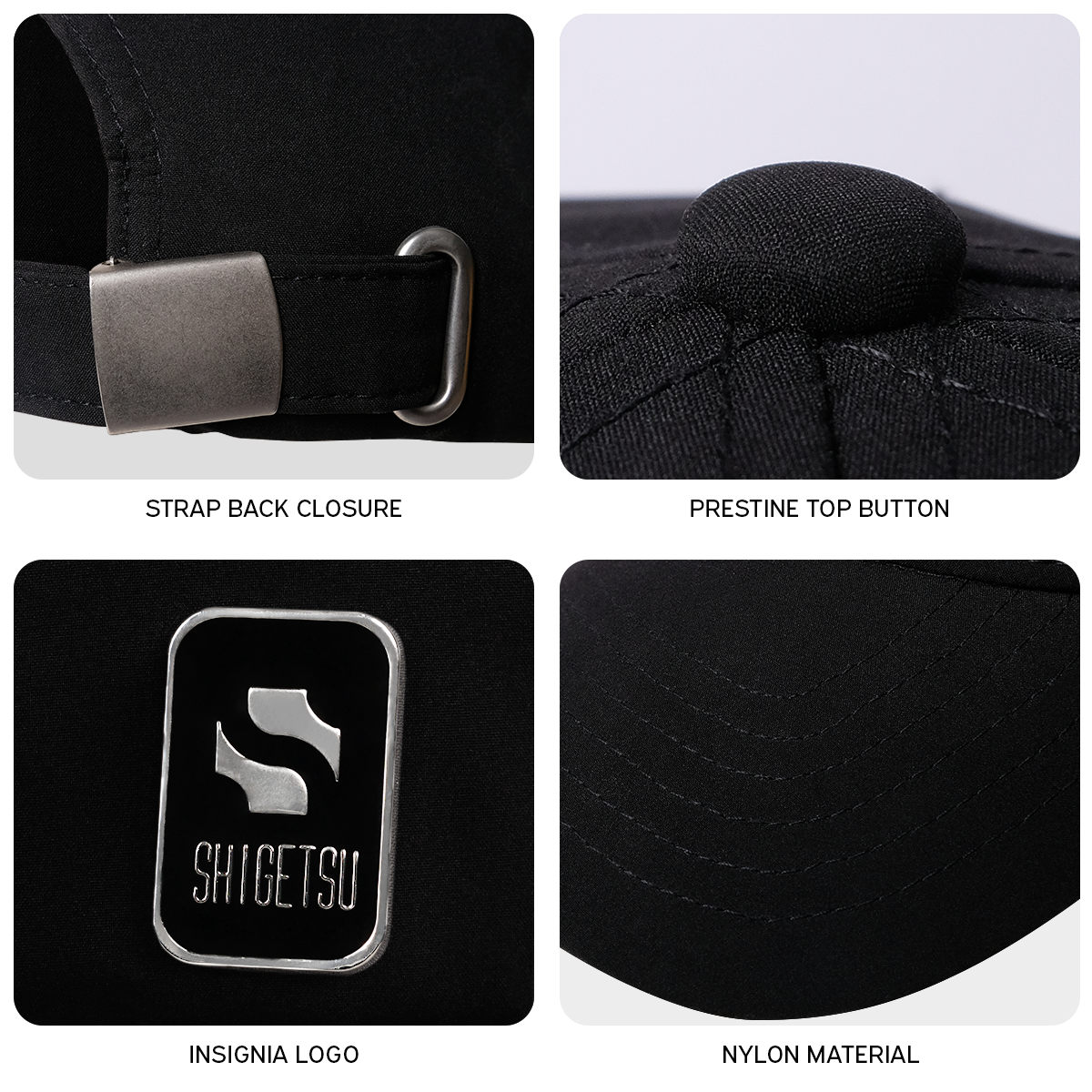 Shigetsu HAKUSAN Nyluxe Baseball Cap