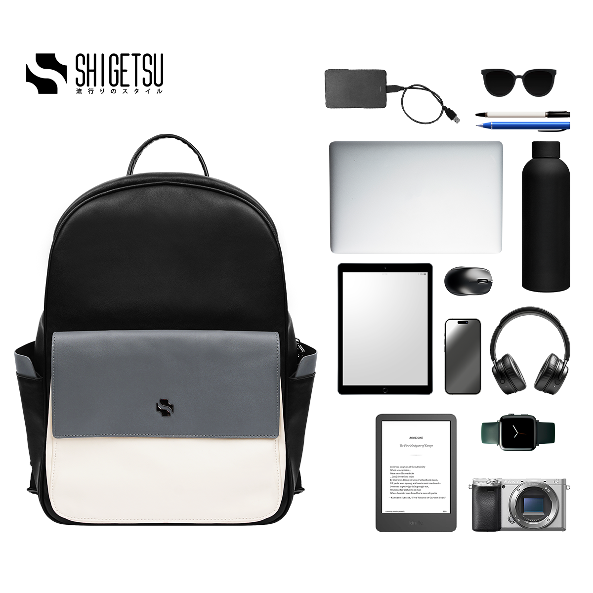 Shigetsu YATIE Block Backpack for Men