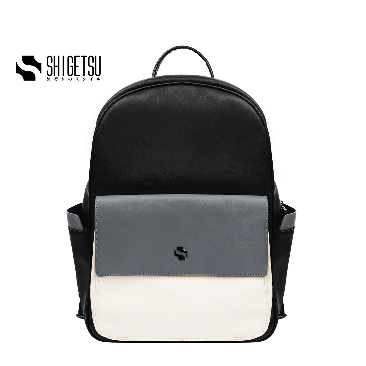 Shigetsu YATIE Leather Backpack for School Men 15 INCHES Laptop Bag