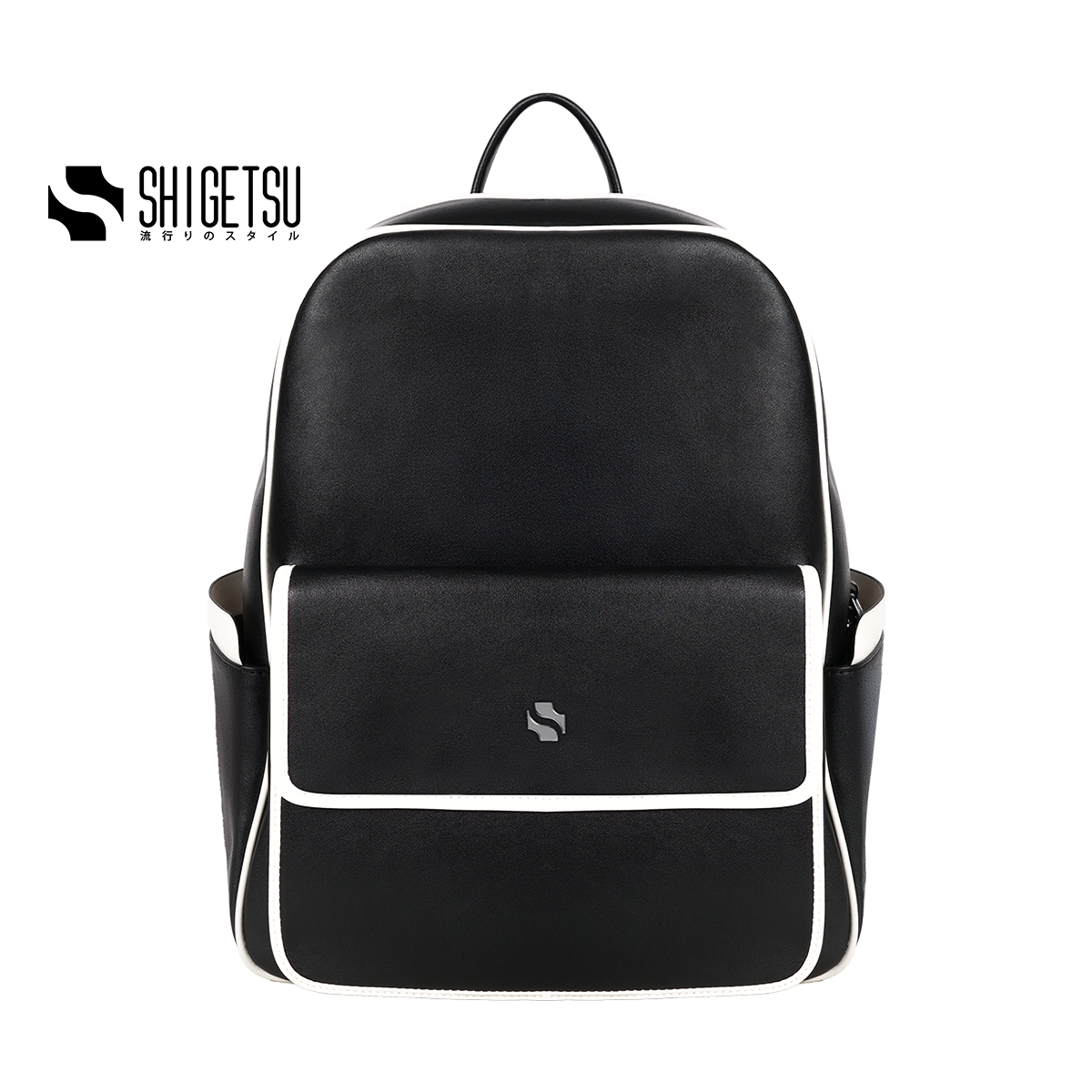 Shigetsu YATIE Leather Backpack for School Men 15 INCHES Laptop Bag