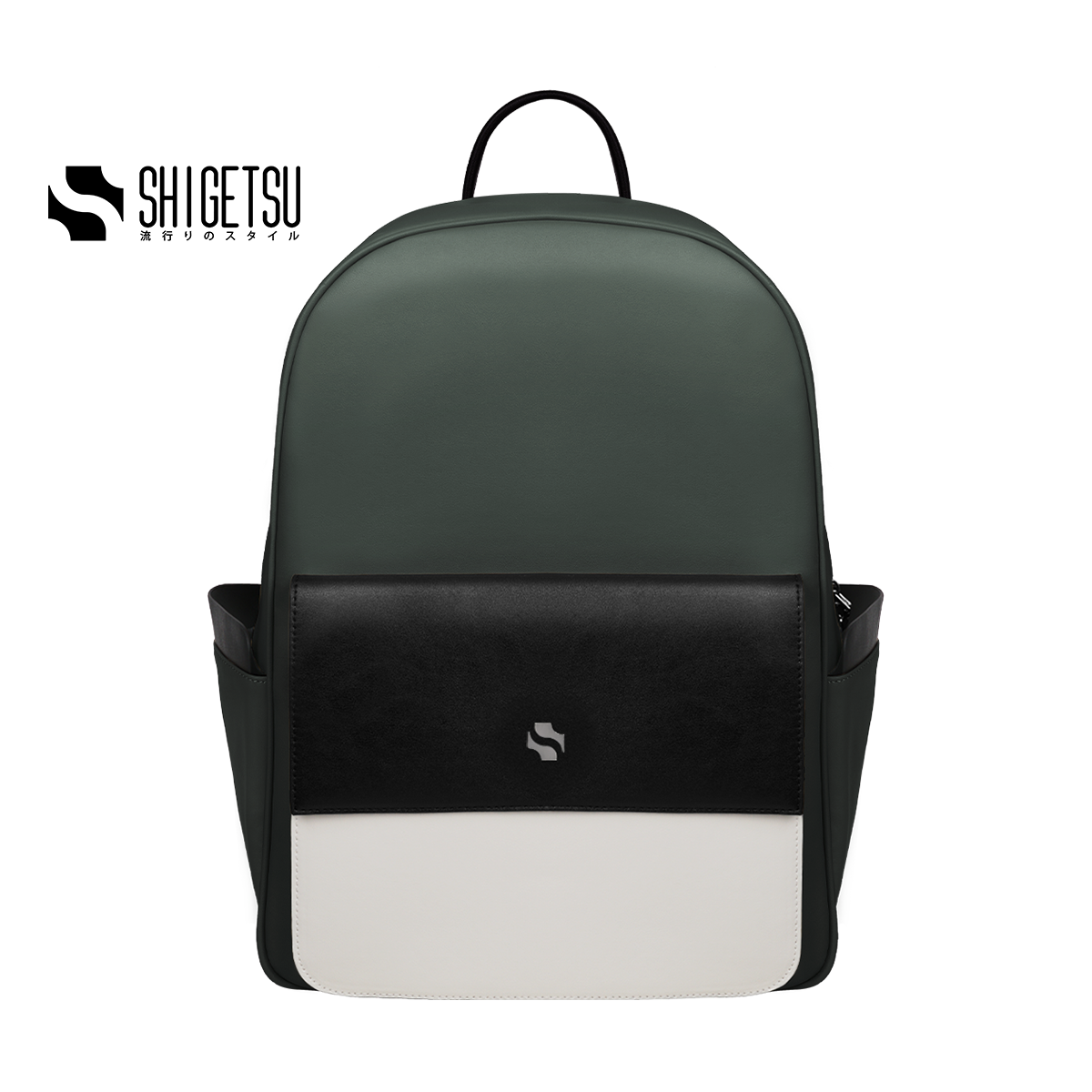 Shigetsu YATIE Leather Backpack for School Men 15 INCHES Laptop Bag