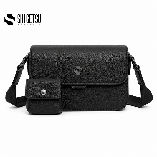 Shigetsu KADO Leather Sling Bag for Men