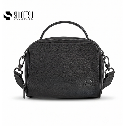 Shigetsu KARUIZAWA Leather Sling Bag for Men