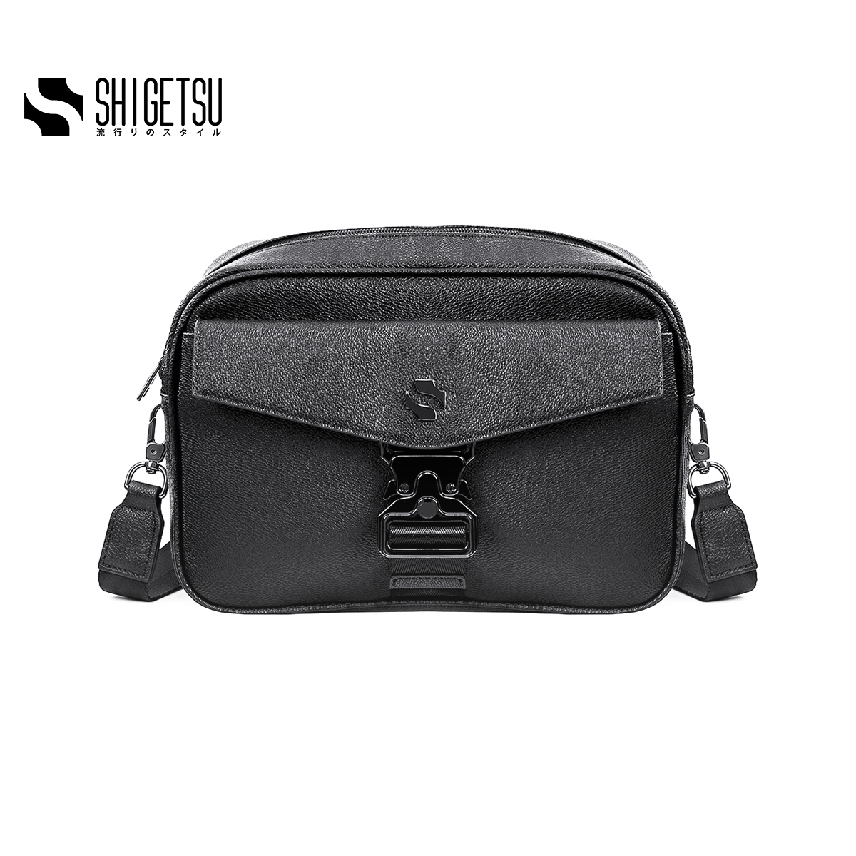 Shigetsu NAGASAKI Leather Sling Bag for Men